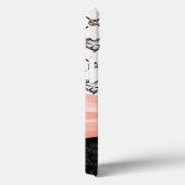 ピンクの弓ラインストーンのハート Case-Mate iPhoneケース (裏面 / 右)