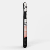 ピンクの弓ラインストーンのハート Case-Mate iPhoneケース (裏面/右)