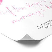 ピンクの弓 – どのように大きいママの腹のゲーム ポスター (角)