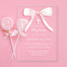 ピンクの弓 | バプテスマ