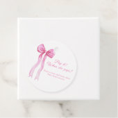 ピンクの弓 – 彼女ポップ・アートのがポップするとき フェイバータグ (インサイチュ)