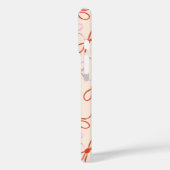 ピンクの弓 – 赤名門私立校風のとピンクのコケットの美学 Case-Mate iPhoneケース (裏面 / 左)