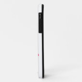 ピンクの引用文とキス-キス私、愚か! Case-Mate iPhoneケース (裏面/左)