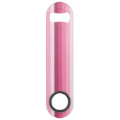 ピンクの影のストライプ スピード栓抜き (正面)