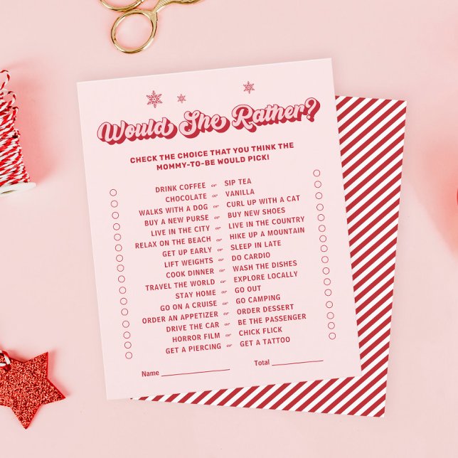 ピンクの彼女はクリスマスの赤ちゃんシャワーのゲーム (クリエイターアップロード済み)