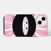 ピンクの忍者豚 iPhoneケース (裏面横)