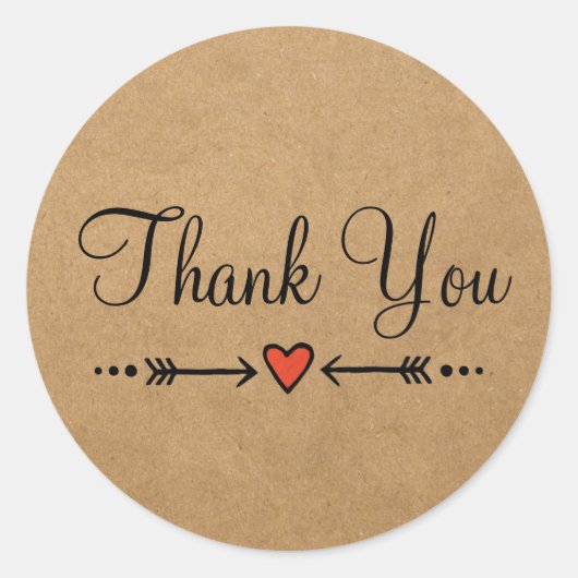 ピンクの恋人と矢素朴の感謝してい1 ラウンドシール (正面)