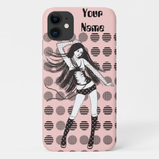 ピンクの恋人ダンサー iPhone 11 ケース
