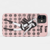 ピンクの恋人ダンサー Case-Mate iPhoneケース (裏面(横))