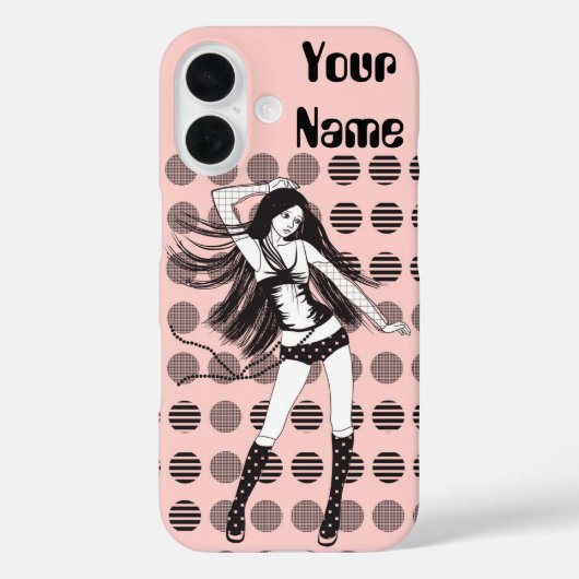 ピンクの恋人ダンサー Case-Mate iPhoneケース (裏面)