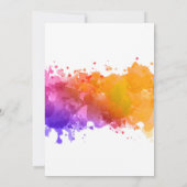 ピンクの恐竜の誕生日カード カード (裏面)