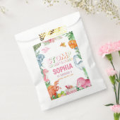 ピンクの恐竜の誕生日パーティー、女の子の恐竜パーティー フェイバーバッグ (封をした状態)