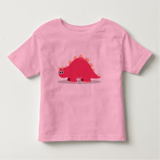 ピンクの恐竜 トドラーTシャツ