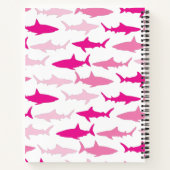 ピンクの恐竜 ノートブック (裏面)