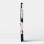 ピンクの恐竜、暗い背景、かわいい Case-Mate iPhoneケース (裏面 / 左)