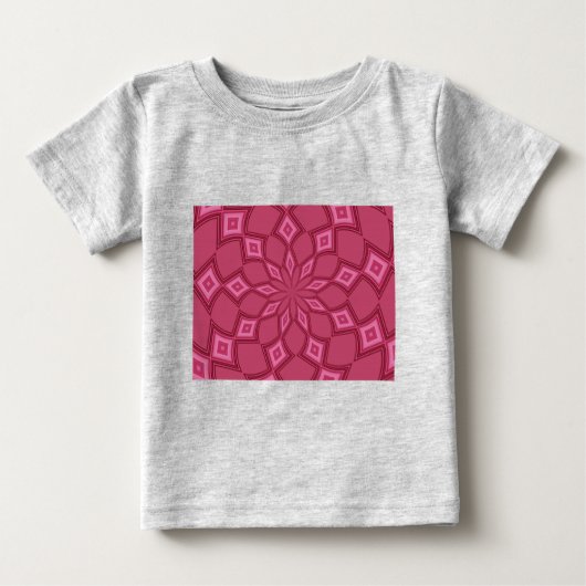 ピンクの情熱 ベビーTシャツ (正面)