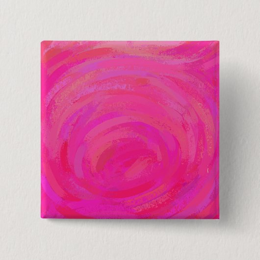 ピンクの情熱 缶バッジ (正面)