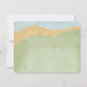 ピンクの愛の鳥の花の渦巻き結婚の感謝 サンキューカード (裏面)