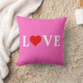 ピンクの愛ロマンチックエレガント クッション (ブランケット)