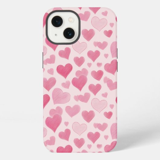 ピンクの愛 iPhoneケース (裏面)