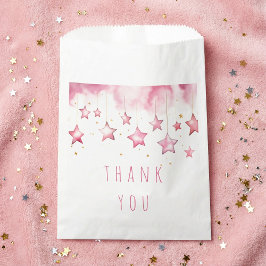 ピンクの感謝してい星よ フェイバーバッグ