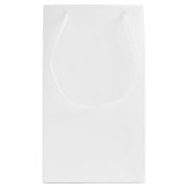 ピンクの感謝 スモールペーパーバッグ (裏面)