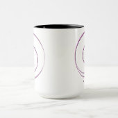 ピンクの感謝 マグカップ (中央)