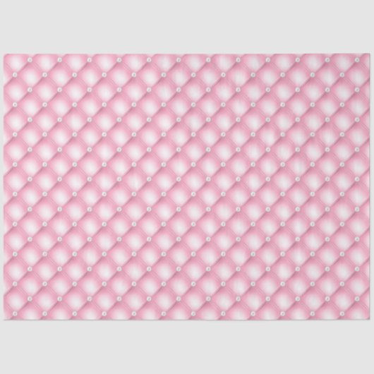 ピンクの房付き真珠 薄葉紙 (正面)