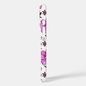 ピンクの手付き花デイジー花柄 Case-Mate iPhoneケース (裏面 / 左)