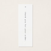 ピンクの手作りラヴつるラベルカード (裏面)