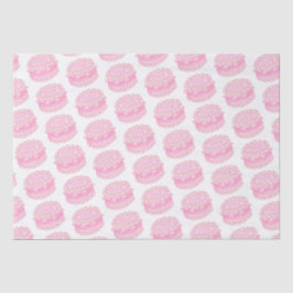 ピンクの手書きお誕生日ケーキ編集可能な年 薄葉紙