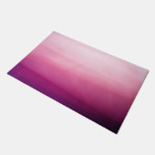 ピンクの抽象画 ドアマット (アングル)