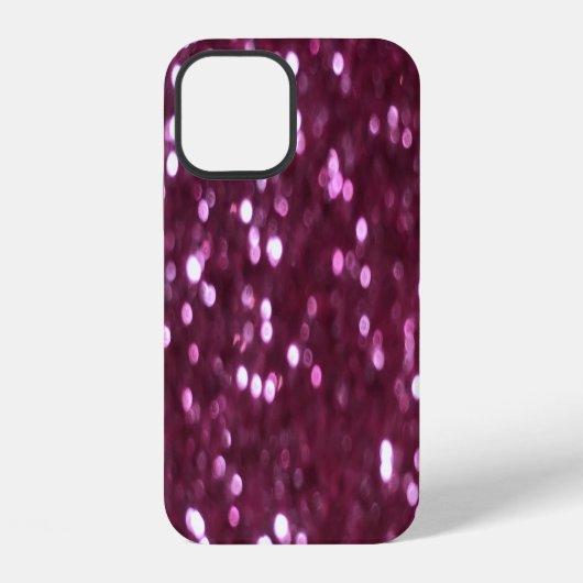 ピンクの抽象的なぼやけた照明 iPhoneケース (裏面)