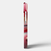 ピンクの抽象的なiPhoneケース Case-Mate iPhoneケース (裏面 / 左)