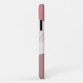 ピンクの抽象芸術オーガニックシェイプiPhoneケース Case-Mate iPhoneケース (裏面/右)