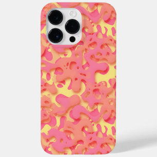 ピンクの抽象芸術オーガニックパターン Case-Mate iPhone 14 PRO MAXケース