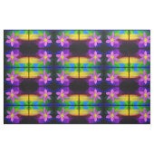 ピンクの抽象芸術ドラマ ファブリック (ファットクウォーター)