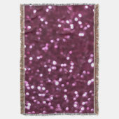 ピンクの抽象芸術、《写真》ぼけ味の焦点を合わせていないライト。 スローブランケット (正面縦)