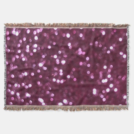 ピンクの抽象芸術、《写真》ぼけ味の焦点を合わせていないライト。 スローブランケット (正面)