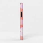 ピンクの抽象芸術《写真》ぼけ味ライトドット、フェミニンデザイン Case-Mate iPhoneケース (裏面/右)