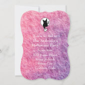 ピンクの招待状は詩人Adiela Akooによって設計 (裏面)