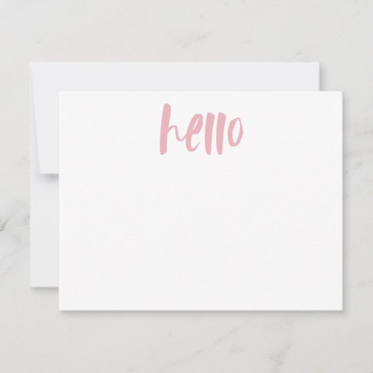 ピンクの挨拶|ひな形パーソナライズされた 招待状 (正面)