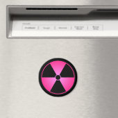 ピンクの放射の記号 マグネット (インサイチュ (食洗機))