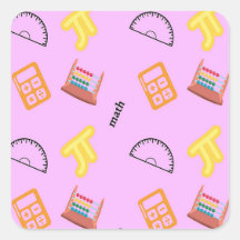 ピンクの数学パターン