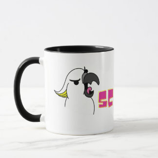 ピンクの文字 マグカップ