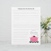 ピンクの料理ポットのキッチンから…レターヘッド (スタンド正面)