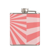 ピンクの日が差すこと「名前を追加」 フラスク (裏面)