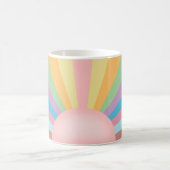ピンクの日の出 コーヒーマグカップ (中央)