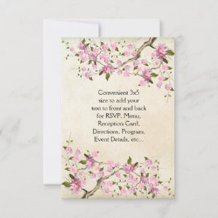 ピンクの日本桜の結婚式