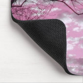 ピンクの日没 マウスパッド (コーナー)